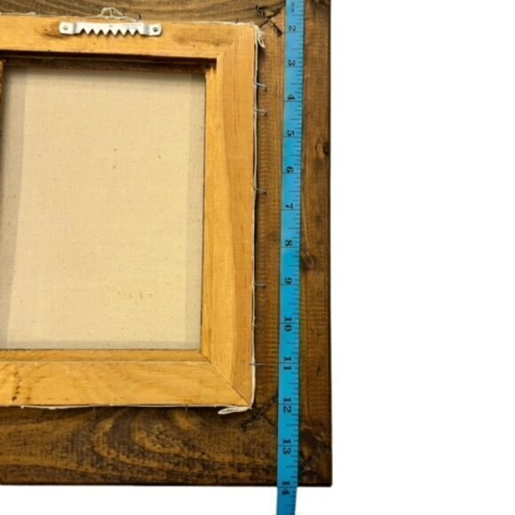 🎉SALE🎉 Framed Oil Painting Coastal Lighthouse‎ Seascape Beach Scene Signed - Picture 5 of 11